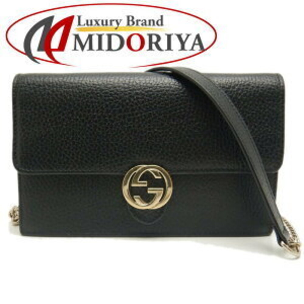 Gucci Interlocking Chain Shoulder Bag Clutch Wall… - image 1